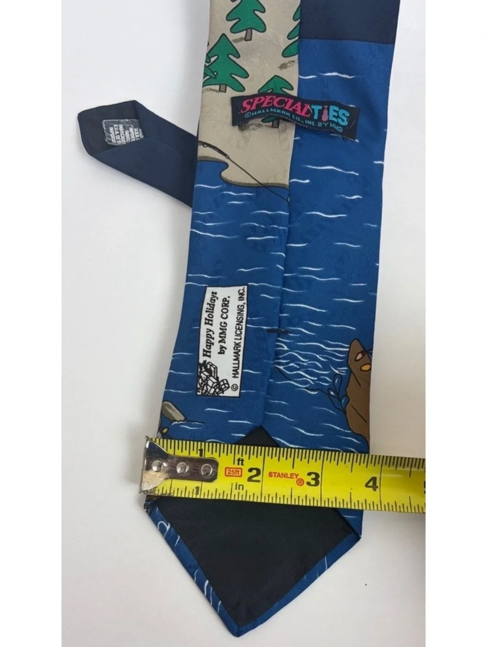Vintage Santa Fishing Tie